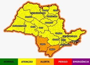 São Paulo terá domingo (20) chuvoso, com tempo instável em todas as regiões do Estado